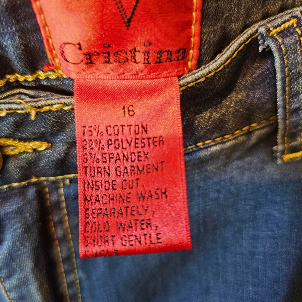 Flare Ruffly Bottom Jeans - Picture 3 of 3